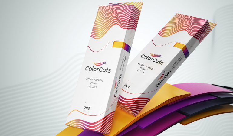 Trendy Haarkleuring Met ColorCuts Foam Strips